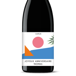 Bouteille de vin personnalisée - Anniversaire Summer | Picrate