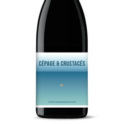 Bouteille de vin personnalisée - Anniversaire Crustacés | Picrate