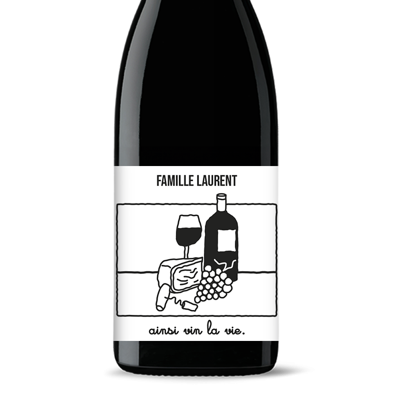 Bouteille de vin personnalisée - Ainsi Vin la Vie | Picrate