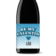 Bouteille de vin personnalisée - St-Valentin