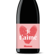 Bouteille de vin personnalisée - St-Valentin