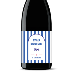 Bouteille de vin personnalisée - Anniversaire Disco Party | Picrate