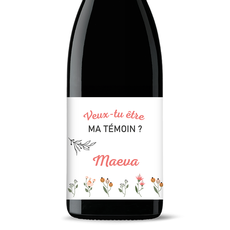 Bouteille de vin personnalisée - Mariage Colombes | Picrate