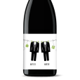 Bouteille de vin personnalisée - Mariage Coton Or | Picrate