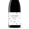 Bouteille de vin personnalisée - Cousinade Fleurs Violettes | Picrate