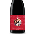 Bouteille de vin personnalisée - Boules de Noël Rouge | Picrate