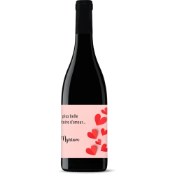 Bouteille de vin personnalisée - St-Valentin