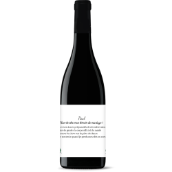 Bouteille de vin personnalisée - Check Mon Témoin | Picrate