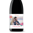 Bouteille de vin personnalisée - Mariage Photo Bloom | Picrate