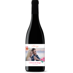 Bouteille de vin personnalisée - Mariage Photo Bloom | Picrate
