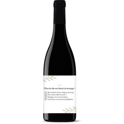 Bouteille de vin personnalisée - Check Témoin | Picrate