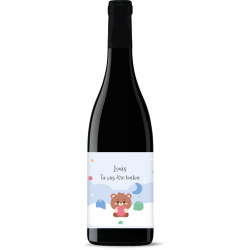 Bouteille de vin personnalisée - Annonce Tonton Nuage | Picrate