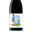 Bouteille de vin personnalisée - Bonne Fête Papa Foot | Picrate