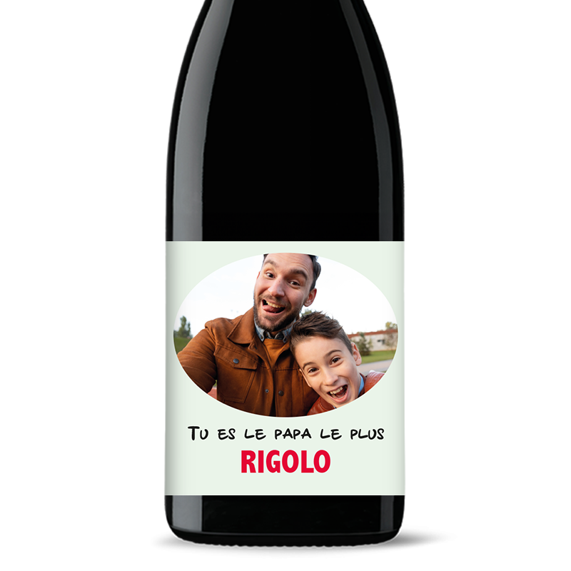 Bouteille de vin personnalisée - Tu es le papa le plus  | Picrate