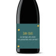 Bouteille de vin personnalisée - Passion Tennis Retraite | Picrate