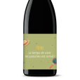 Bouteille de vin personnalisée - Passion Voyage Retraite | Picrate