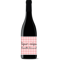 Bouteille de vin personnalisée - Pique-nique | Picrate