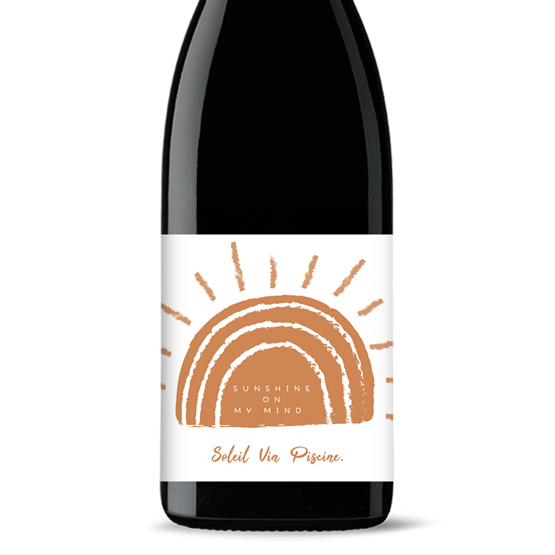 Bouteille de vin personnalisée - Sunshine | Picrate