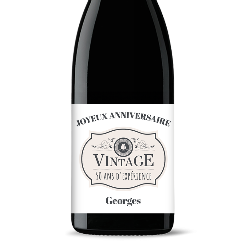 Anniversaire Vintage