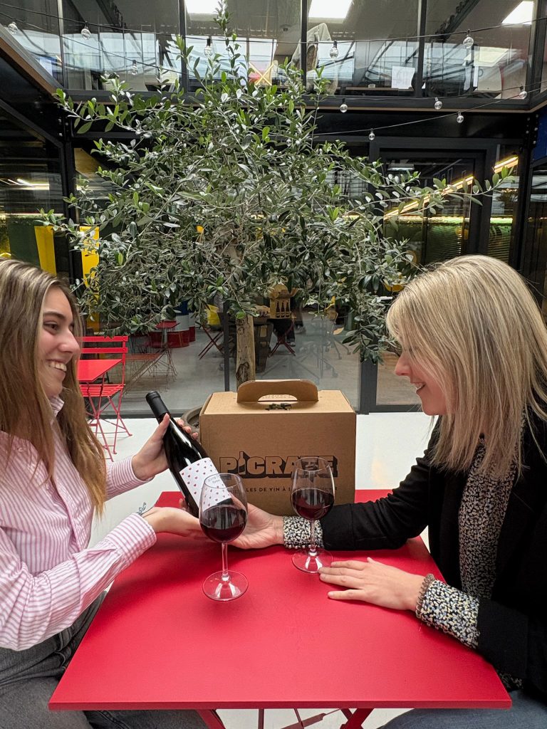 Bouteille de vin personnalisée pour la fête des Mères