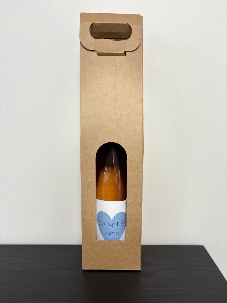 Coffret de bouteille de vin pour la fête des Pères