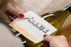 Bouteille de vin corporate