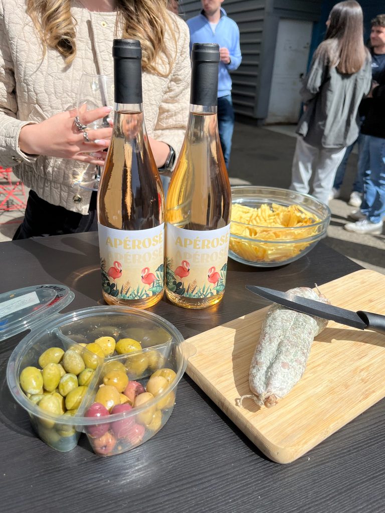 Vin rosé personnalisée