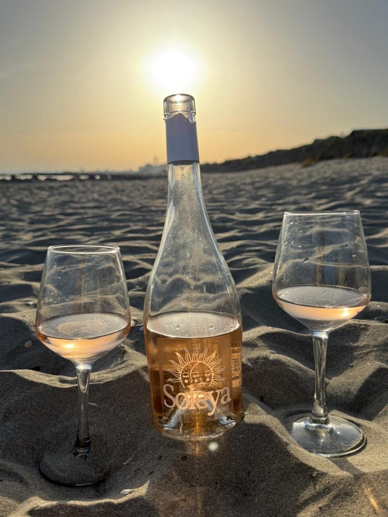 Rosé personnalisé sur la plage