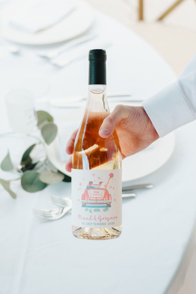 Bouteille de rosé